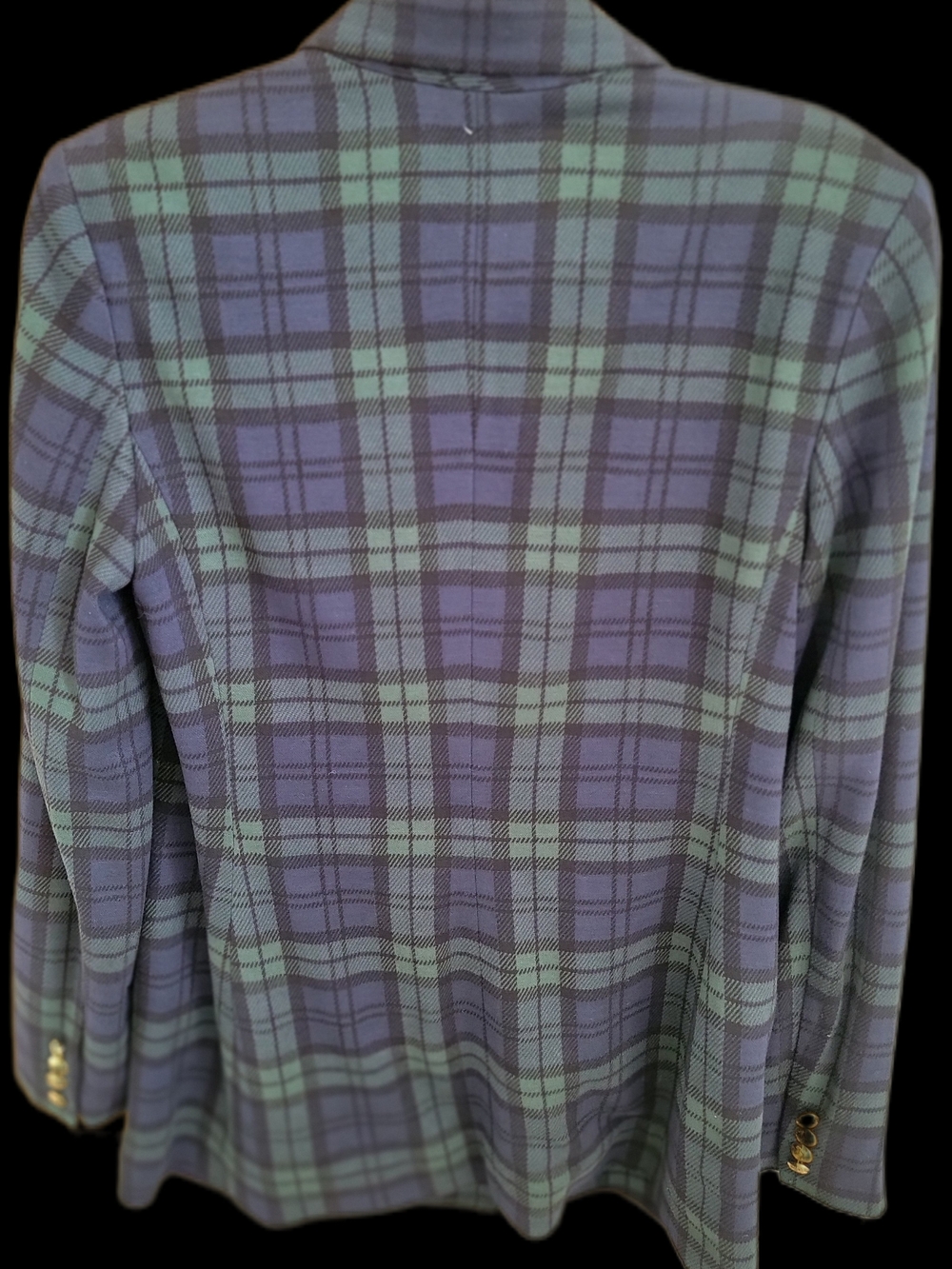 Lauren Ralph Lauren Tartan Plaid Blazer Size 12 NWT Gold buttons - Picture 8 of 10